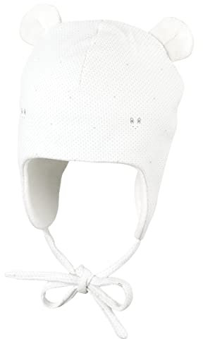 Sterntaler Unisex Kinder Mütze Baby Inkamütze Öhrchen, beige, 33