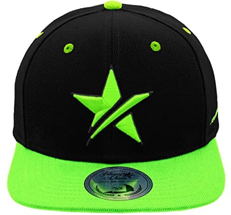 JOHNNY CHICOS Sorry I'm Fresh Casquette pour enfant Motif snapback 49-56 cm Tour de tête, Big-Star Kids-BLK-GREEN, Taille unique