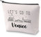 Venedig Italien Reisegeschenk Venedig Reise Reise Fall Reise in Italia Souvenir Let's Go to Venedig Make-up-Tasche mit Reißverschluss Venedig Liebhaber Geschenk Reise zusammen Geschenk, Venedig, Nein