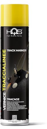 HQS Bomboletta di Vernice Spray 600ml Traccialinee Colori RAL (RAL 9010 Bianco)