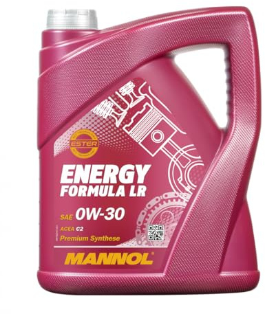 MANNOL 7922 Energy Formula LR Motoröl 0W-30 für Jaguar Land Rover, 5L | Synthetisches Motorenöl für Benzin- und Dieselmotoren, ACEA C2, Ford WSS-M2C950-A, schützt vor Verschleiß