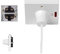 Electric Shower Ceiling Pull Cord Switch - 45 Amp Double Pole Isolator with Neon Indicator, White