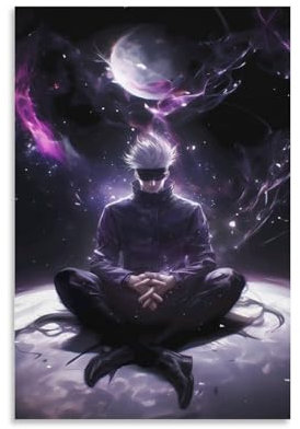 Anime-Poster, Satoru Gojo, Wandkunst, Gemälde, Leinwanddrucke, Dekor-Poster, Kunstwerke, 20 x 30 cm
