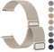 Meliya 20 mm / 22 mm Uhrenarmbänder, Edelstahl, Metall, Schnellverschluss, Ersatzarmband für Damen und Herren (Champagner, 22 mm)