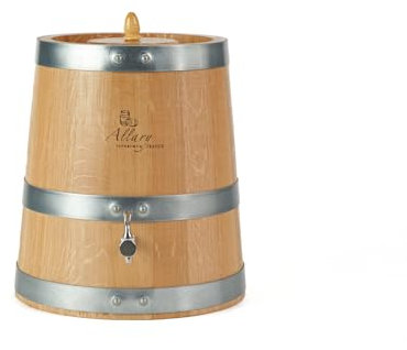 Tonnellerie Allary Vinaigrier en chêne (3L-6L-10L) Artisanat de la Vinaigre maison authentique (10 Litres)
