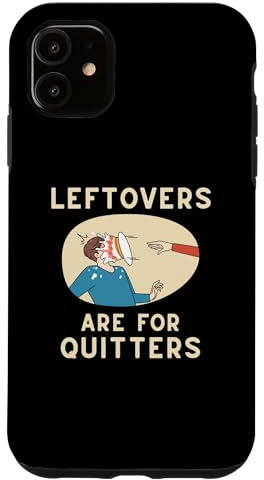 Hülle für iPhone 11 Torte in das Gesicht geworfen, Reste sind für Quitters