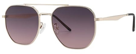 JOOX große quadratische Flieger Sonnenbrille für Damen und Herren, uv400 Schutz und Retro Metall Pilotenrahmen