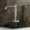 Grifo Osmosis 3 Vias Cromado Grifo Cocina con Osmosis Integrado Giratorio de 360° Mezclador de Fregadero para Agua Potable