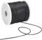 Black 1.5mm X 60 Yards Nylon Satin Cord Wind Chime Cords Replacement Necklace String for Bracelet Jewelry Making Macrame Waxed Cords Trim Cord Multi-Use Silk for Lanyards, Braided Beading Supplies