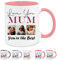 EKAM Personalised Family Mug - Gifts for Mum, Mothers Day, Birthday Gifts Presents for Mum Mummy Mother Her from Daughter Son Mothers Day Gifts - 11oz Ceramic White Tea Mug Custom with Photos