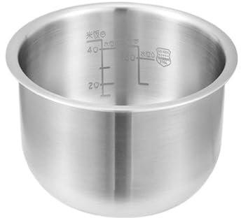 CINDTRGA Cuve intérieure en Acier Inoxydable 316 de 2 L, Les cuiseurs à Riz Compatible avec Philips HD3060/HD3061/HD3070/HD3071. Remplace la cuve intérieure du cuiseur à Riz.(HD3070)
