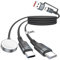 Cable de A-pple W-atch Cargador - Cable Tipo C 3 en 2, 1.2M 60W Multi USB C Carga Rapida, Cable USB Tipo C Carga Rápida Compatible con iWatch Ultra 2/SE 2/10-1, con iPhone 16/15 Pro Max, iPad, AirPods