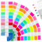 Uniclife 1000 Sticky Tabs Notizzettel matte transparente Lesezeichen Index Etiketten Markierung Post It Tabs Spender Seitenmarker Schule Büro 10 Farben