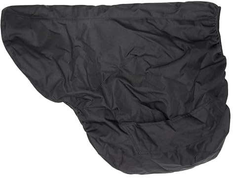 Imperial Riding Sattelschoner IRH Pandora DR, Sattelschutz mit Fleecefutter für Dressursättel, Schwarz, 1SIZE