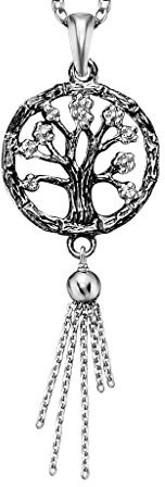 Julie Julsen JJ7955.6 Damen Anhänger Lebensbaum Sterling-Silber 925 Silber