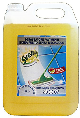SVELTO Set 2 SVELTO Detersivo pavimenti professionale 5 lt. limone sgrassante