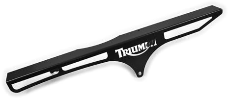 kompatibel mit: Triumph Speed Triple 1050 BJ 2005-10 Kettenschutz Kettenabschirmung Logo schwarz IBEX