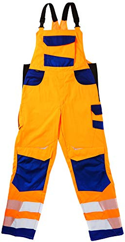 KÜBLER REFLECTIQ Latzhose PSA 2 – Warnschutz-Latzhose mit umlaufenden Reflexstreifen & Cordura-Verstärkungen