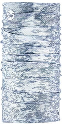 BUFF CoolNet UV XL Neck Gaiter, UPF 50 Sun Protection, Breathable, Cooling Bandana, Versatile, Quick Dry Face Mask, X-Large, Camo White, XL