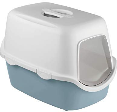 Stefanplast Kerbl 81692 Cathy F Katzentoilettenhaus m. Türe+Filter, 56x40x40cm, 1.52 kg