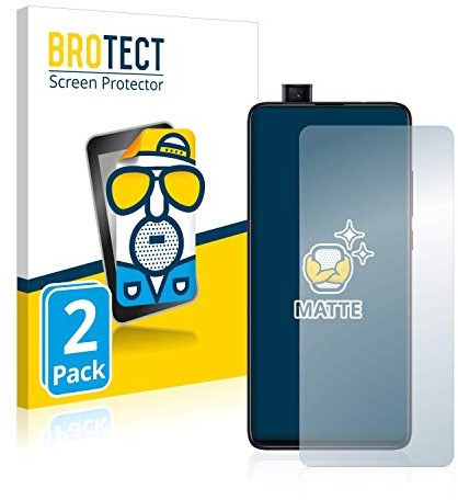 BROTECT Protector Pantalla para Xiaomi Mi 9T | 2 Unidades Mate Protección Pantalla Made in Germany Película Anti-Reflejos Anti-Huellas