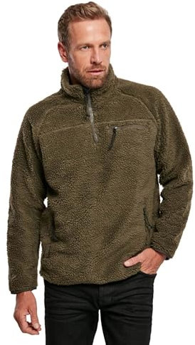 Brandit Teddyfleece Troyer, Farbe: Olive, Größe: XL