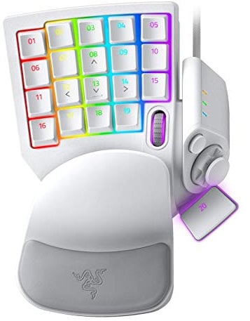 Razer Tartarus Pro Gaming Keypad : Mercury White