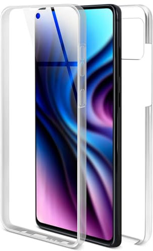 ONEFLOW Touch Case für Samsung Galaxy Note 10 Lite Hülle 360 Grad Komplett Schutz beidseitig, Handyhülle mit Displayschutz, TPU Schutzhülle durchsichtig vorne und hinten stoßfest, Klar