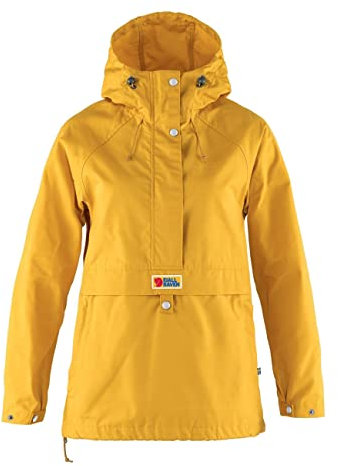 Fjallraven Damen Vardag Anorak Jacke, Mustard Yellow, L EU