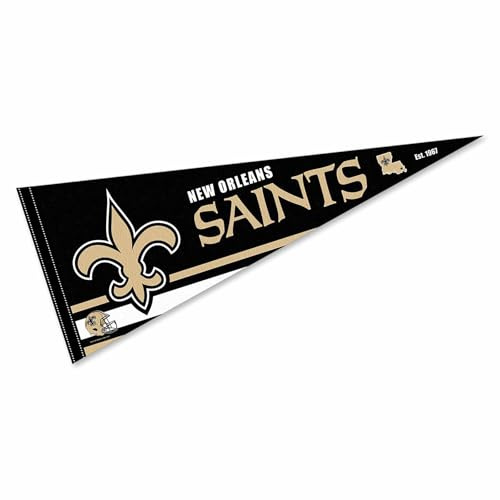 WinCraft New Orleans Saints Pennant Banner Flag