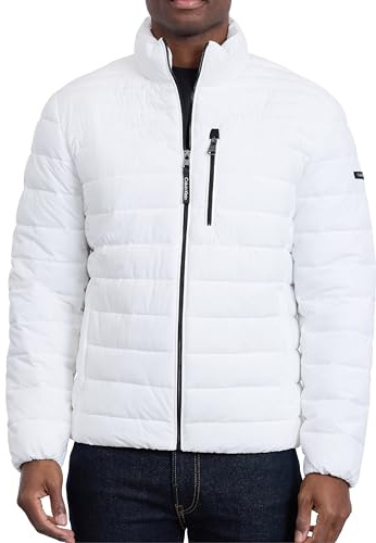 Calvin Klein Leichte Puffer wasserabweisende Daunenjacke für Herren