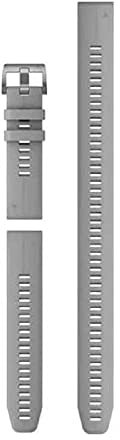 Garmin Quickfit-Armband 22mm, passend für Fenix-Serie, Epix (PRO) 47mm, Forerunner 935/945/ 955/965, Marq-Serie, Approach S60/ S70-47mm, D2 Delta, D2 Mach1, Descent G1, Quatix -Serie, Grau