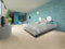 PVC Bodenbelag Vinylboden in sandfarbener Beton Optik, Zuschnitt (4m breit, 3m lang)