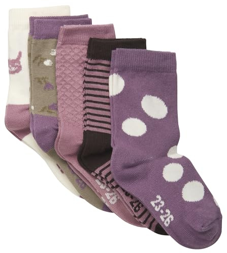 MINYMO Unisex Kinder Socks W. Pattern (5-pack) SOCKS (5er Pack)