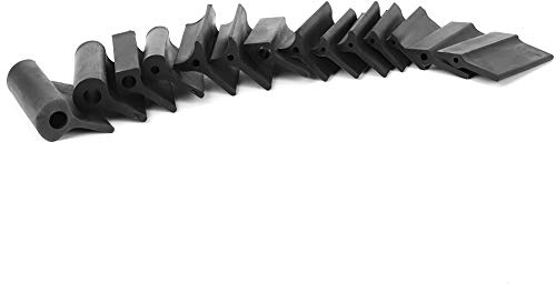 Dura-Block-Schleifblöcke | Matte, Flexible Konturen, Konturierte Griffe, Pad, Holzbearbeitungswerkzeuge, 14 Stück Schleifblock, Gummi-Schleifpapier
