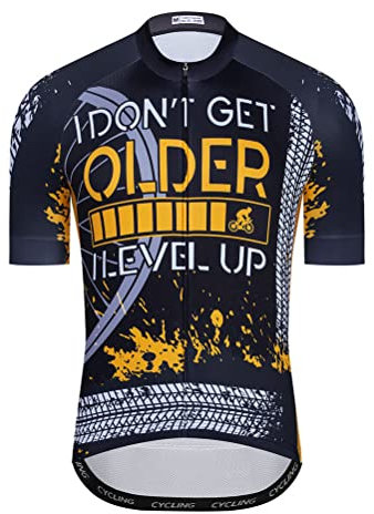 Fahrradtrikot für Herren, Mountainbike-Hemd, Bike-Top, Straßenkleidung, Fahrradbekleidung, Ciclismo-Outfit, XXS-6XL, 1ht16, XL