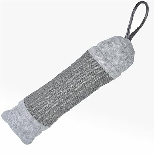 nanook Katzensack Klettersack Kratzsack grau - robust - 30 cm - Katzenspielspaß für Kratzbaum, Wand, Decke