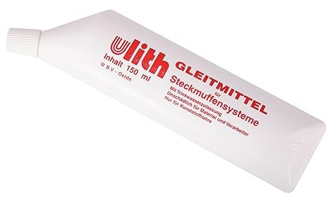 Sanitop-Wingenroth HTech Schallschutz-Gleitmittel für Steckmuffensysteme, 150 ml Tube, ungeeignet für Kunststoffrohre, 310826