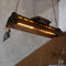 Vintage Kronleuchter LED Industrial Retro Eisen Kronleuchter Neon Bunkerlampe Billard Loft Vintage Retro Eingangshalle/Esszimmer/Bad Hängelampe, Verstellbare Kette 0.4m