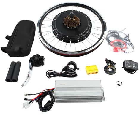 Areao Kit di conversione per bicicletta elettrica, 20 pollici, 48 V1000 W, kit di conversione per bicicletta elettrica, per bicicletta elettrica