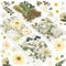 Resiners 100 Stück Weiß Getrocknete Blumen Natürliche Gepresste Getrocknete Blumen Blätter für Harz Schmuck Machen, DIY Kerzen, Anhänger, Handyhüllen, Fotorahmen, Bath Bombs, Scrapbook