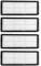 HEPA Filter für Roborock Qrevo S/Qrevo Curve/Qrevo Pro/Qrevo Plus/Qrevo MaxV/Qrevo Edge Roboter Staubsauger Ersatzfilter Zubehör Filter 4 Stück