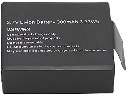Original Sportkamera-Akkus, 900 MAh, Li-Ionen-Akku für SJ4000 SJ5000 M10, Schwarz