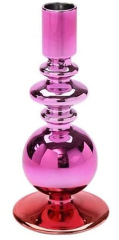 Gift Company Shanghai, Kerzenhalter, H17,3cm, Plated, pink, gs