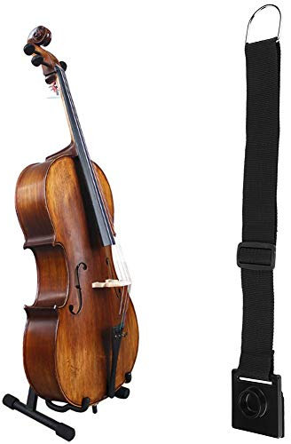 Qukaim Cello Anti-Rutsch-Gürtel, verstellbare Länge, Anti-Rutsch-Stopper, geeignet für Cello Accories, verbessert Stabilität und Griffigkeit