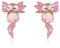Rosa Axolotl Ohrringe für Frauen 925 Sterling Silber Rosa Opal Tier Ohrstecker Hypoallergene Mexikanischer Axolotl Schmuck Geschenke für Damen Mädchen