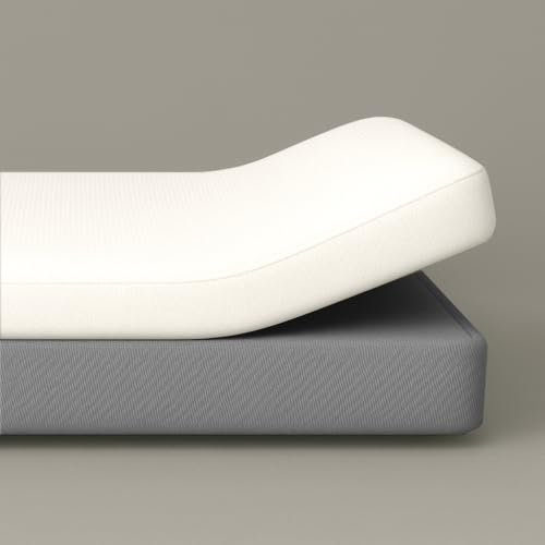 LANGEL SYSTEM · Topper 135x190x8 · Sobrecolchón Visco Gel + Carbón Activado · Desenfundable con Tejido Antideslizante y Bandas Elásticas · Hipoalergénico · Estructuras de Cabezal no Incluidas