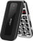 artfone F20 - Custodia per anziani senza contratto, con tasti grandi 2G GSM per anziani con display a colori da 2,4 pollici, Dual SIM, pulsante di emergenza SOS, torcia elettrica, 1300 mAh, nero