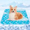Tsmertor Dog Cooling Mat, Portable 60x45cm Pet Gel Self Cooling Pads Mat for Dogs, Waterproof&Scratch-Resistant, Non-Toxic Sleeping Bed for UK Pets, Fast Cool Relief in Hot Summer