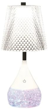 Aromatize Colour Changing Glitter Lamp Diamond Shade LED USB Touch Dimming Decorative Light